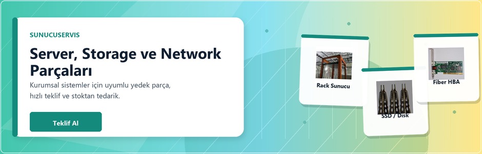 Server Storage Network Parcalari